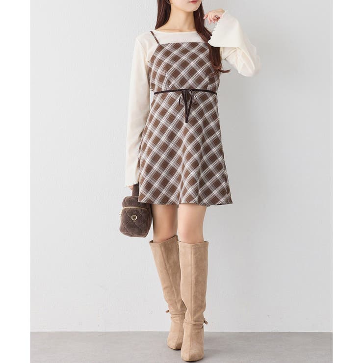 【one after another】後ろレースアップキャミワンピ | NICE CLAUP / OLIVE des OLIVE　OUTLET | 詳細画像17 