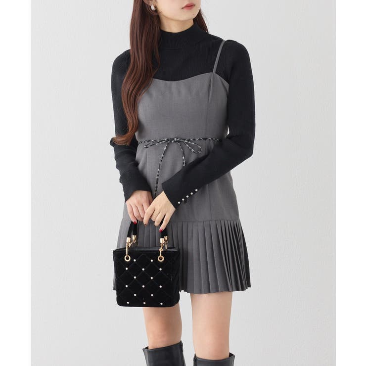 【one after another】肩リボンジャンスカ | NICE CLAUP / OLIVE des OLIVE　OUTLET | 詳細画像3 