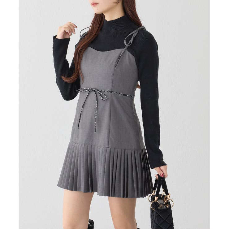 【one after another】肩リボンジャンスカ | NICE CLAUP / OLIVE des OLIVE　OUTLET | 詳細画像4 