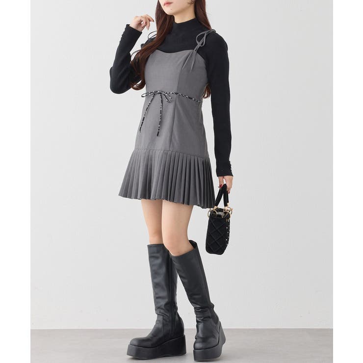 【one after another】肩リボンジャンスカ | NICE CLAUP / OLIVE des OLIVE　OUTLET | 詳細画像6 