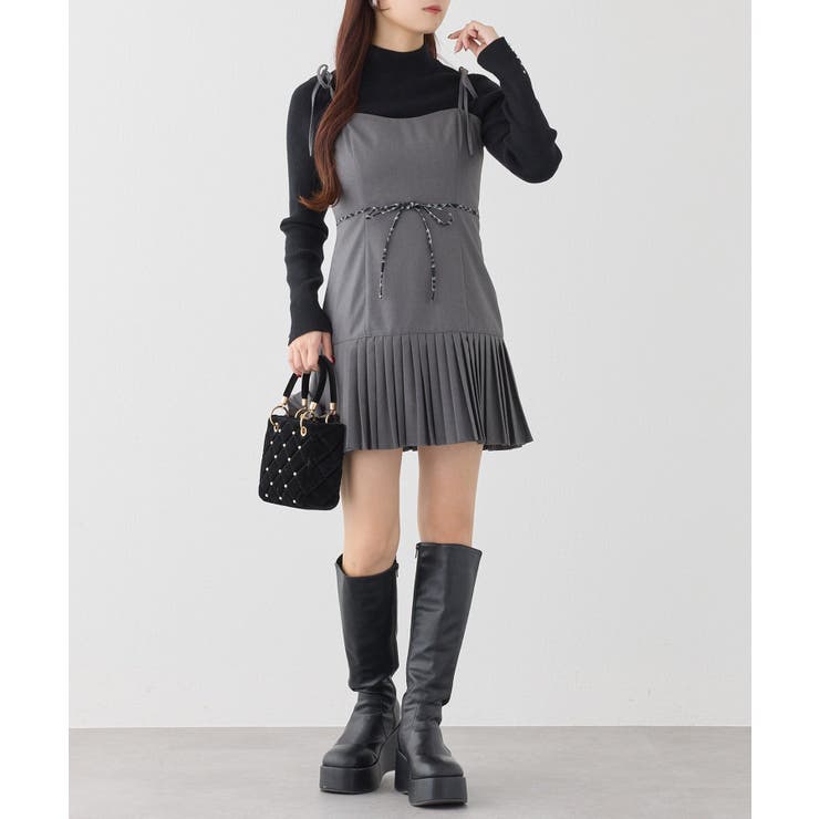 【one after another】肩リボンジャンスカ | NICE CLAUP / OLIVE des OLIVE　OUTLET | 詳細画像7 