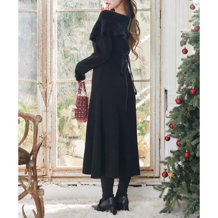 【one after another】ブローチ付きニットワンピ | NICE CLAUP / OLIVE des OLIVE　OUTLET | 詳細画像12 