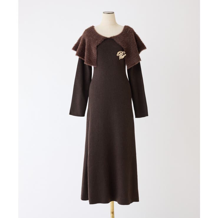 【one after another】ブローチ付きニットワンピ | NICE CLAUP / OLIVE des OLIVE　OUTLET | 詳細画像14 