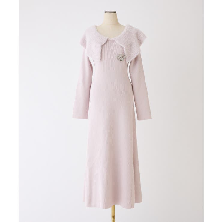 【one after another】ブローチ付きニットワンピ | NICE CLAUP / OLIVE des OLIVE　OUTLET | 詳細画像28 