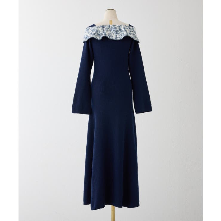 【one after another】異素材リボンニットロングワンピース | NICE CLAUP / OLIVE des OLIVE　OUTLET | 詳細画像25 