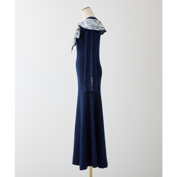 【one after another】異素材リボンニットロングワンピース | NICE CLAUP / OLIVE des OLIVE　OUTLET | 詳細画像26 