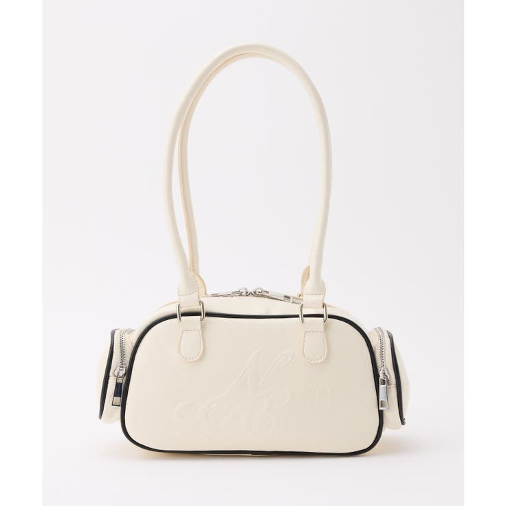 【one after another】エンボスロゴボストンバッグ | NICE CLAUP / OLIVE des OLIVE　OUTLET | 詳細画像2 