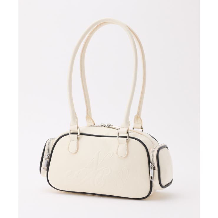 【one after another】エンボスロゴボストンバッグ | NICE CLAUP / OLIVE des OLIVE　OUTLET | 詳細画像3 