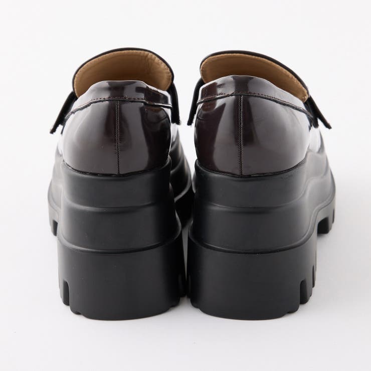 マイナス3キロ見え厚底ローファー[品番：NCLW0016933]｜NICE CLAUP