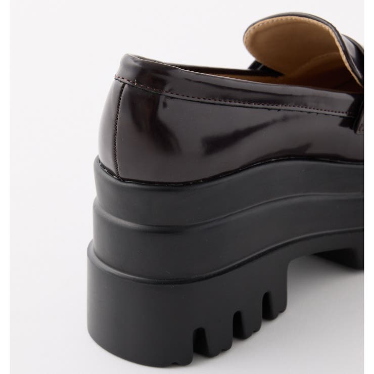 マイナス3キロ見え厚底ローファー[品番：NCLW0016933]｜NICE CLAUP