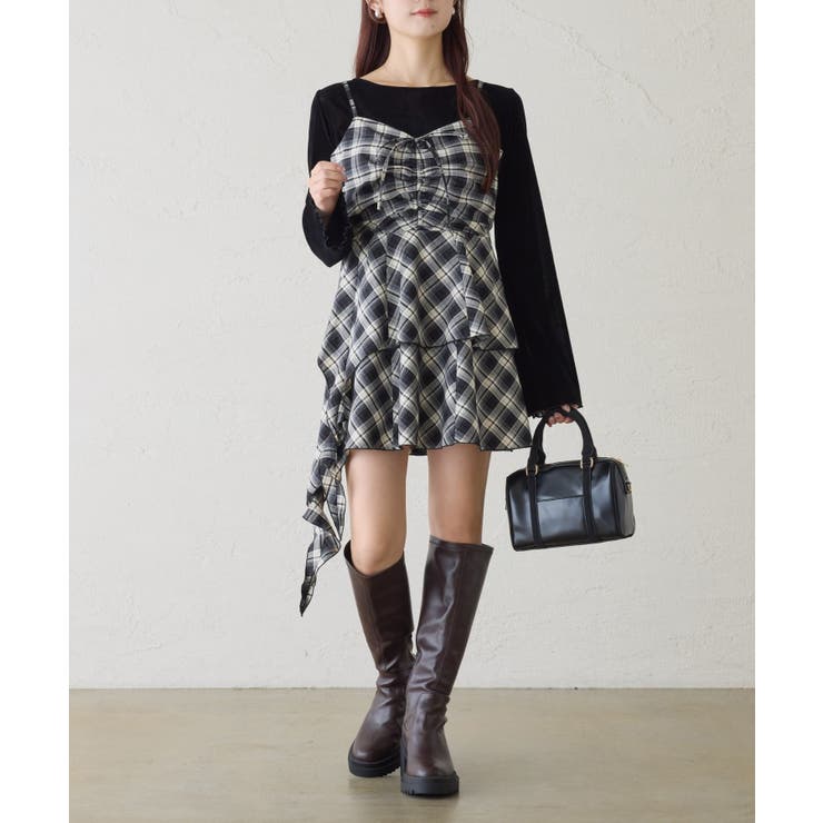 【one after another】タンクソールロングブーツ | NICE CLAUP / OLIVE des OLIVE　OUTLET | 詳細画像3 