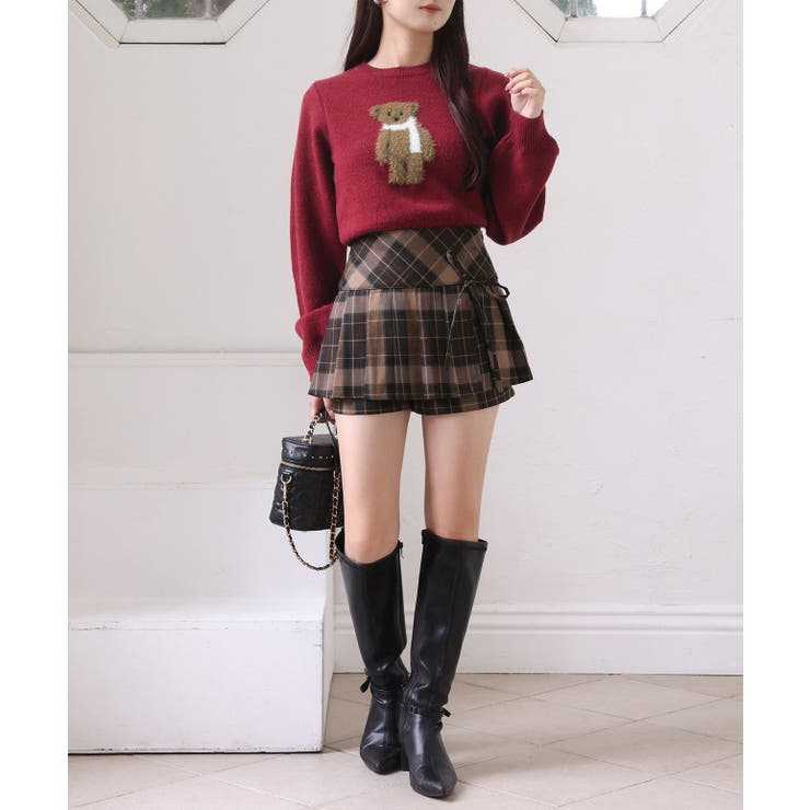 【リボン取り外し可能】ポインテッドストレッチブーツ | NICE CLAUP / OLIVE des OLIVE　OUTLET | 詳細画像18 