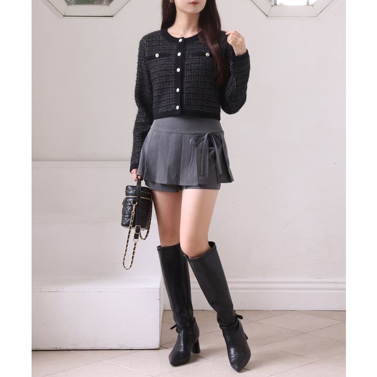 【リボン取り外し可能】ポインテッドストレッチブーツ | NICE CLAUP / OLIVE des OLIVE　OUTLET | 詳細画像20 