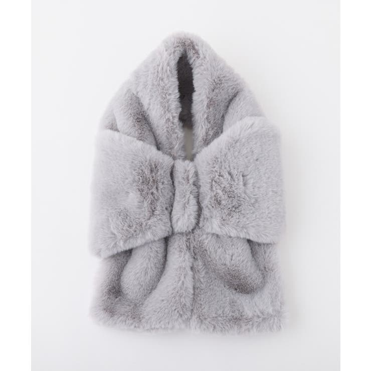 サックス | 【one after another】ファーリボンティペット | NICE CLAUP / OLIVE des OLIVE　OUTLET
