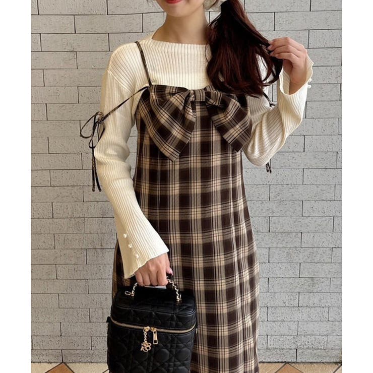 柄2 | インナーセットリボンキャミワンピ | NICE CLAUP / OLIVE des OLIVE　OUTLET