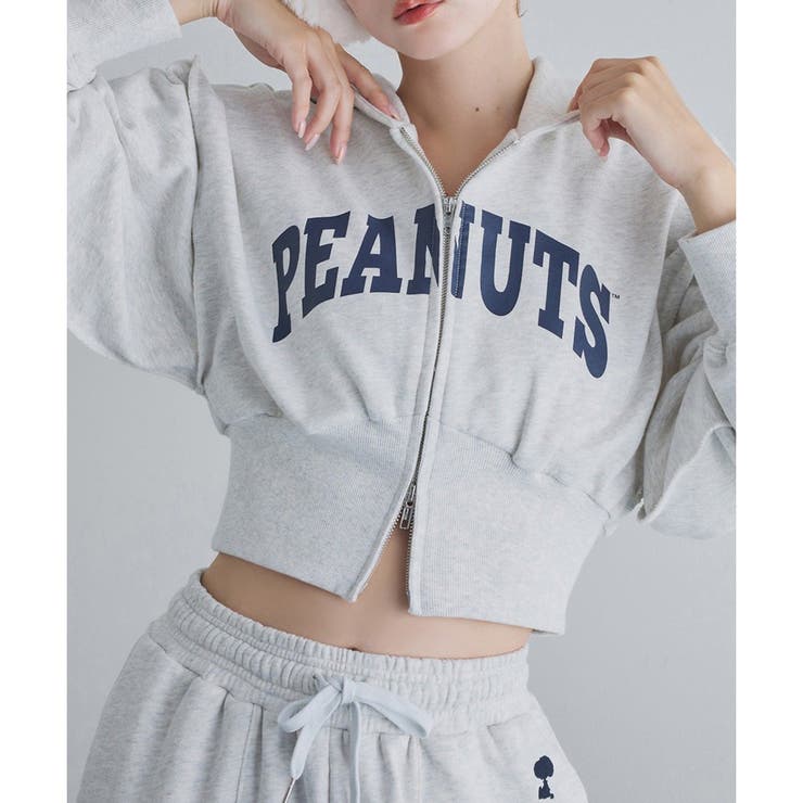 スヌーピー刺繍入りパーカー | NICE CLAUP / OLIVE des OLIVE　OUTLET | 詳細画像4 