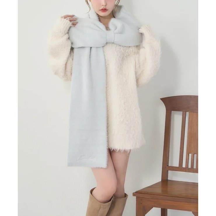 【one after another】リボンマフラー | NICE CLAUP / OLIVE des OLIVE　OUTLET | 詳細画像3 