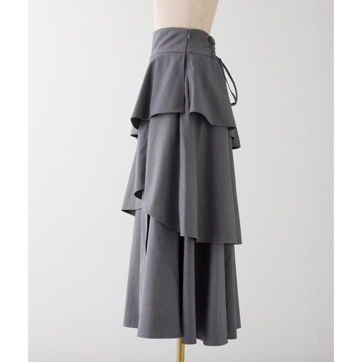 【one after another】スリットティアードロングスカート | NICE CLAUP / OLIVE des OLIVE　OUTLET | 詳細画像20 