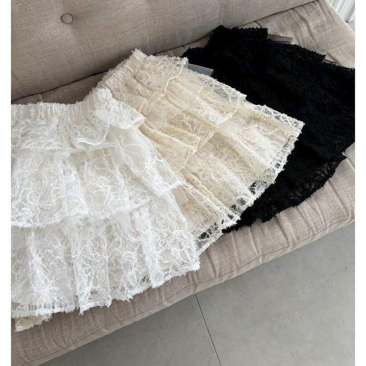 【one after another】フリルミニスカート | NICE CLAUP / OLIVE des OLIVE　OUTLET | 詳細画像1 