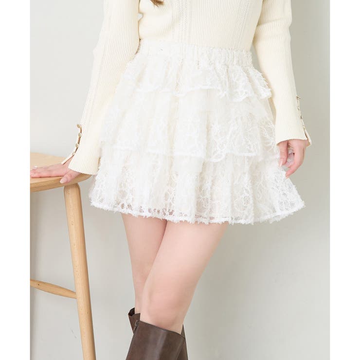 オフ | 【one after another】フリルミニスカート | NICE CLAUP / OLIVE des OLIVE　OUTLET