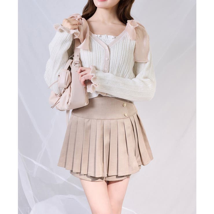 【one after another】金ボタンプリーツスカート | NICE CLAUP / OLIVE des OLIVE　OUTLET | 詳細画像34 