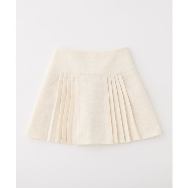 【one after another】【SMサイズ展開あり】ツイードプリーツミニ… | NICE CLAUP / OLIVE des OLIVE　OUTLET | 詳細画像1 