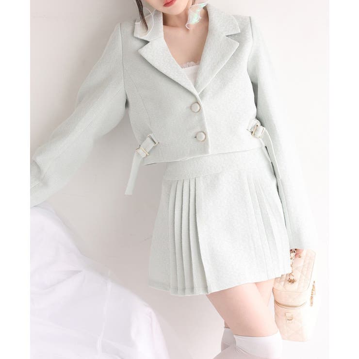 【one after another】【SMサイズ展開あり】ツイードプリーツミニ… | NICE CLAUP / OLIVE des OLIVE　OUTLET | 詳細画像10 