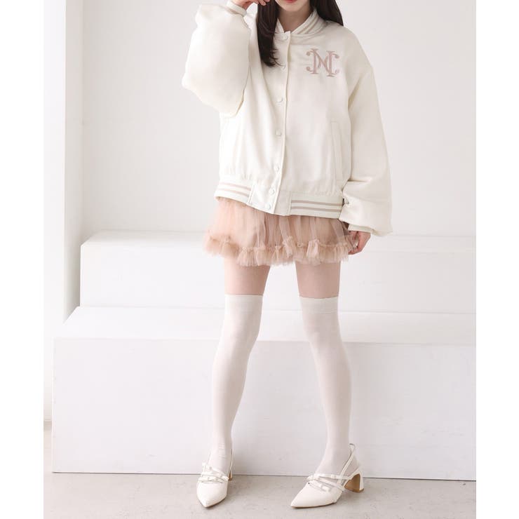 【one after another】チュールティアードミ二スカート | NICE CLAUP / OLIVE des OLIVE　OUTLET | 詳細画像14 