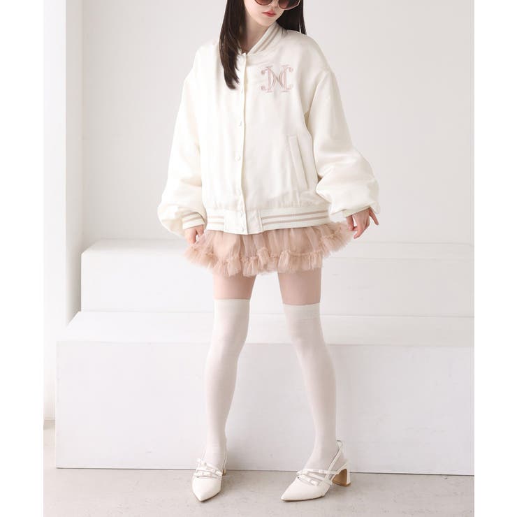 【one after another】チュールティアードミ二スカート | NICE CLAUP / OLIVE des OLIVE　OUTLET | 詳細画像19 