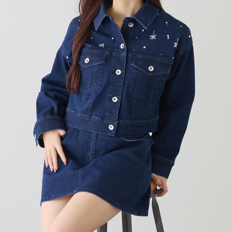 【one after another】ウエスト折り返しデニムミニスカート | NICE CLAUP / OLIVE des OLIVE　OUTLET | 詳細画像30 