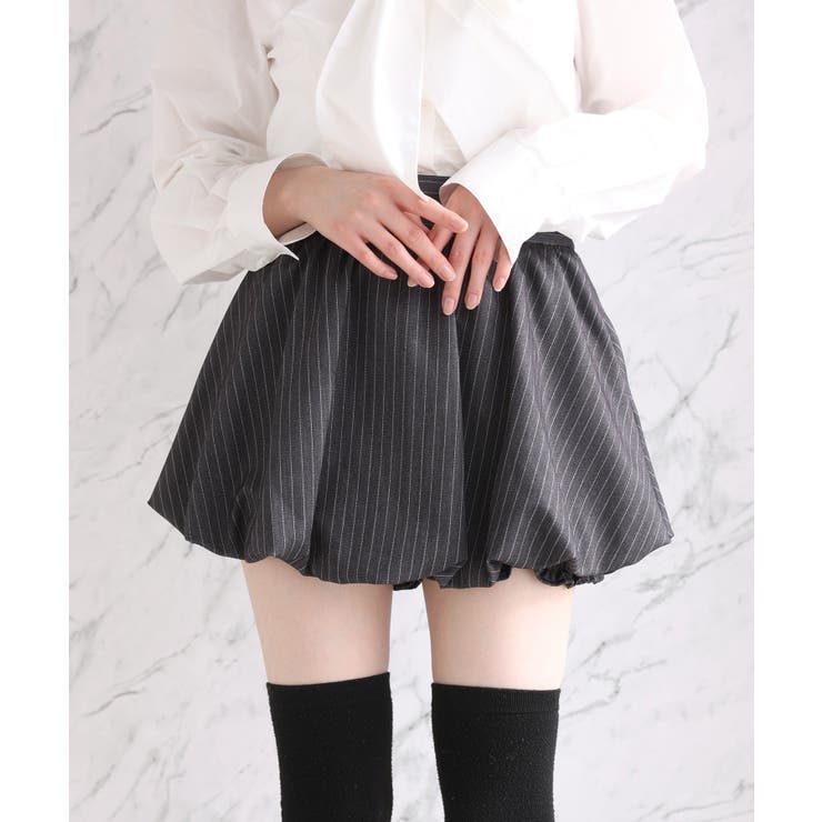 チャコール | 【one after another】【SMサイズ展開あり】バルーンミニスカート | NICE CLAUP / OLIVE des OLIVE　OUTLET