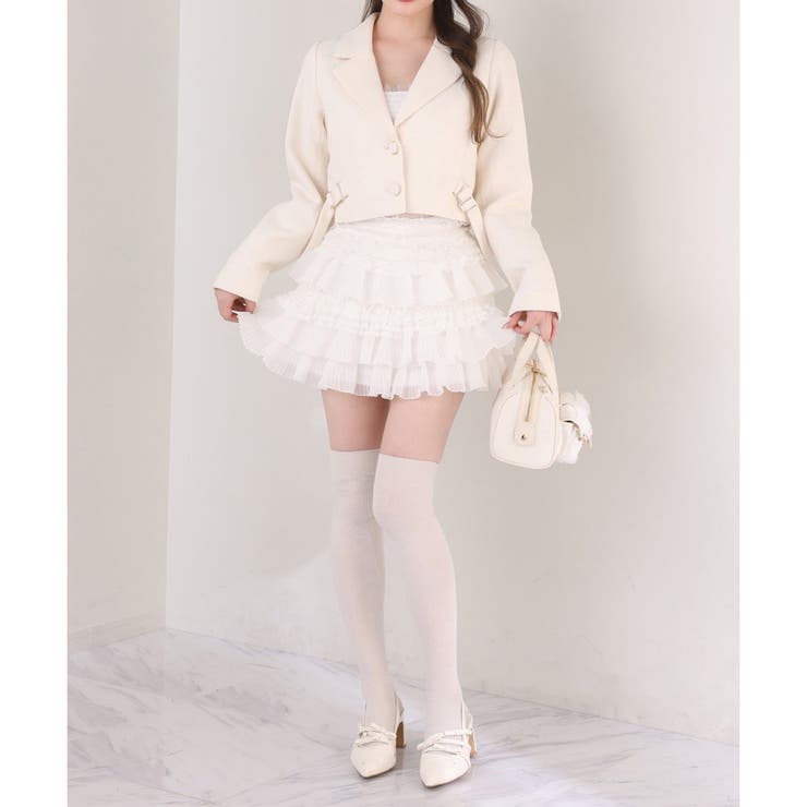 【one after another】フリルミニスカート | NICE CLAUP / OLIVE des OLIVE　OUTLET | 詳細画像13 