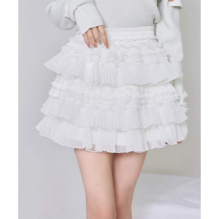 オフ | 【one after another】フリルミニスカート | NICE CLAUP / OLIVE des OLIVE　OUTLET