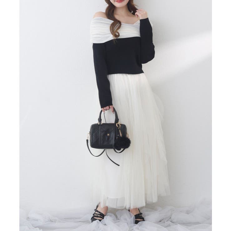 【one after another】チュールフリルロングスカート | NICE CLAUP / OLIVE des OLIVE　OUTLET | 詳細画像26 