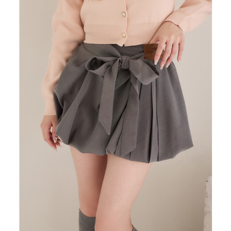 【one after another】【サイズ展開あり】バルーンミニスカート | NICE CLAUP / OLIVE des OLIVE　OUTLET | 詳細画像17 
