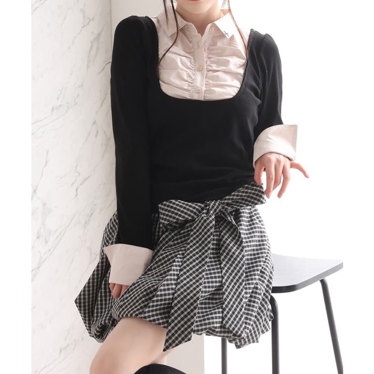 【one after another】【サイズ展開あり】バルーンミニスカート | NICE CLAUP / OLIVE des OLIVE　OUTLET | 詳細画像22 