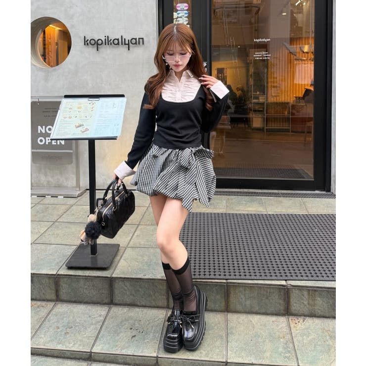 【one after another】【サイズ展開あり】バルーンミニスカート | NICE CLAUP / OLIVE des OLIVE　OUTLET | 詳細画像42 