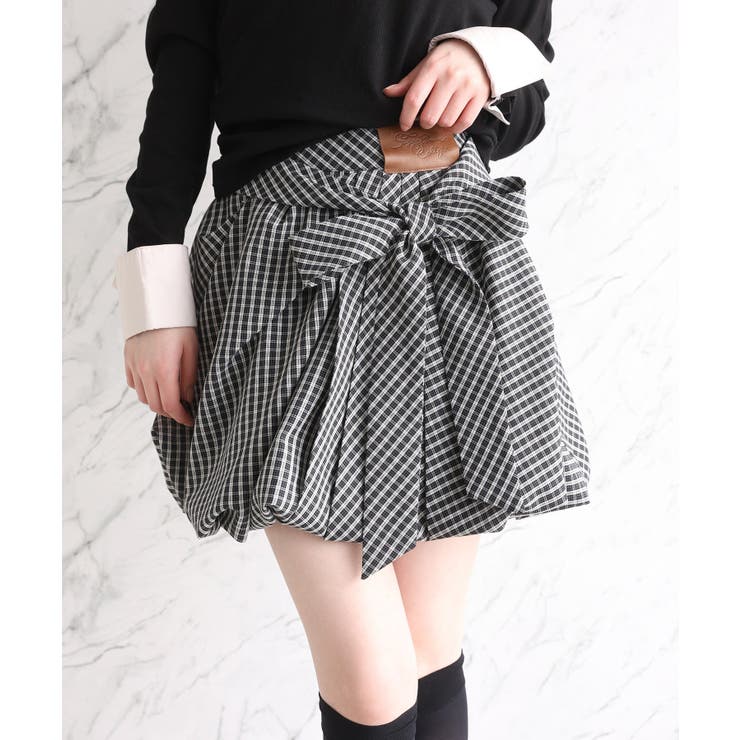 柄2 | 【one after another】【サイズ展開あり】バルーンミニスカート | NICE CLAUP / OLIVE des OLIVE　OUTLET