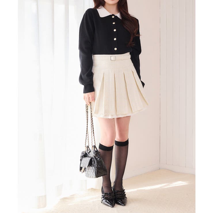 【one after another】【SMサイズ展開あり】ベルト付きレイヤード… | NICE CLAUP / OLIVE des OLIVE　OUTLET | 詳細画像5 