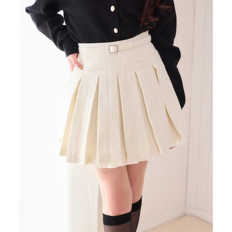アイボリー | 【one after another】【SMサイズ展開あり】ベルト付きレイヤード… | NICE CLAUP / OLIVE des OLIVE　OUTLET