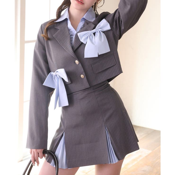 【one after another】配色プリーツスカート | NICE CLAUP / OLIVE des OLIVE　OUTLET | 詳細画像15 