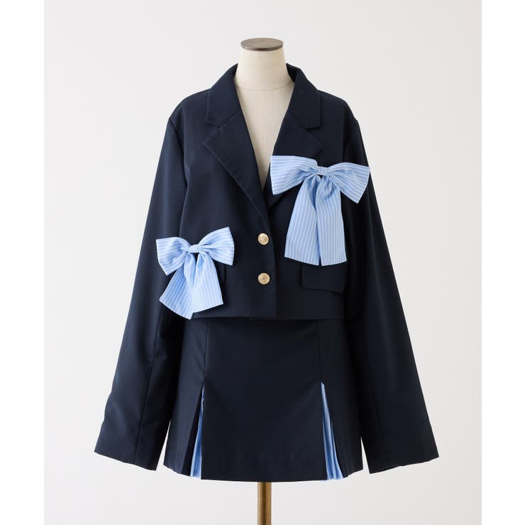 【one after another】配色プリーツスカート | NICE CLAUP / OLIVE des OLIVE　OUTLET | 詳細画像3 