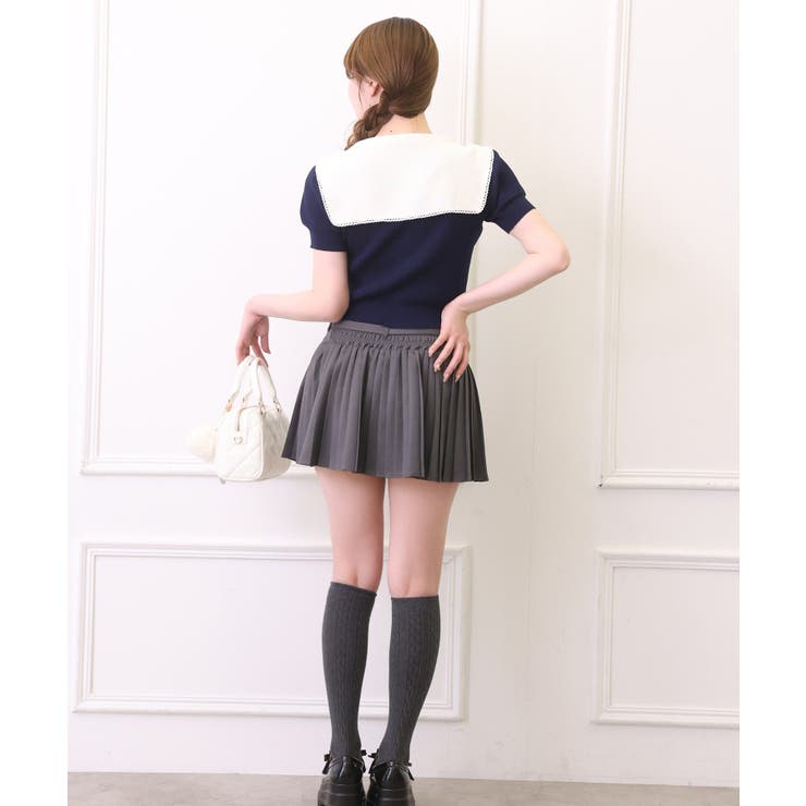 【one after another】ダブルベルトミニスカ | NICE CLAUP / OLIVE des OLIVE　OUTLET | 詳細画像23 