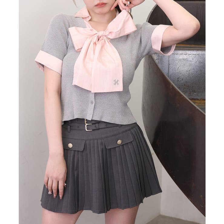【one after another】ダブルベルトミニスカ | NICE CLAUP / OLIVE des OLIVE　OUTLET | 詳細画像24 