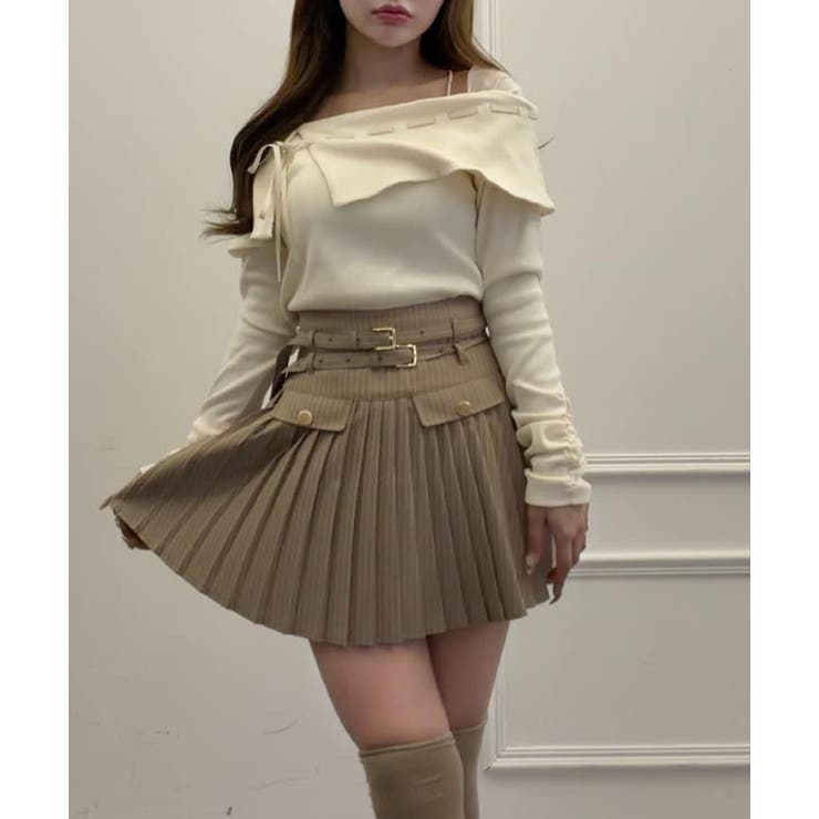 【one after another】ダブルベルトミニスカ | NICE CLAUP / OLIVE des OLIVE　OUTLET | 詳細画像37 