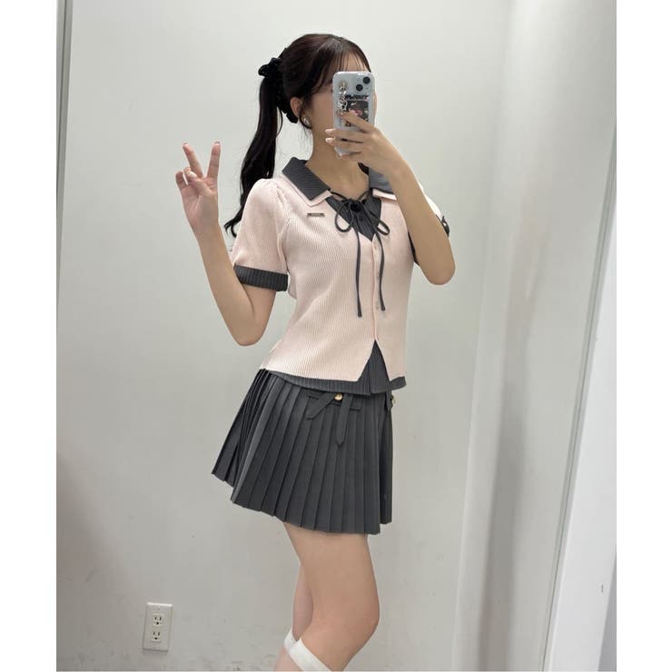 【one after another】ダブルベルトミニスカ | NICE CLAUP / OLIVE des OLIVE　OUTLET | 詳細画像43 
