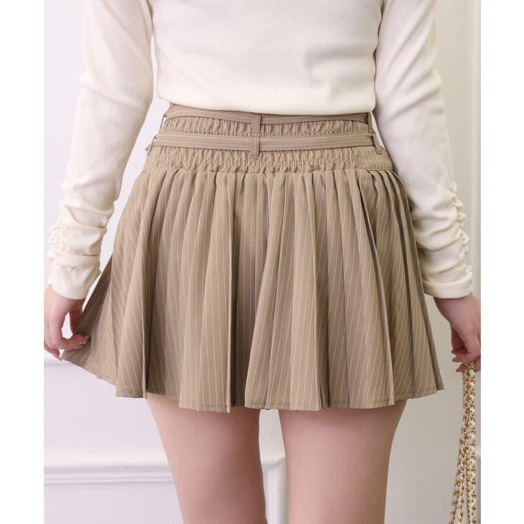 【one after another】【SMサイズ展開あり】ダブルベルト付きプリ… | NICE CLAUP / OLIVE des OLIVE　OUTLET | 詳細画像10 