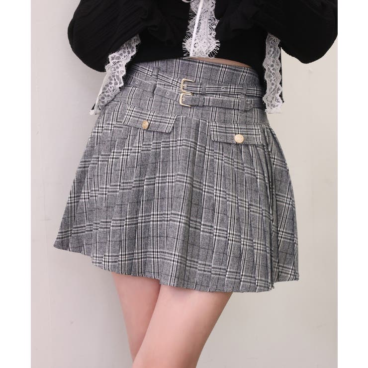 【one after another】【SMサイズ展開あり】ダブルベルト付きプリ… | NICE CLAUP / OLIVE des OLIVE　OUTLET | 詳細画像28 