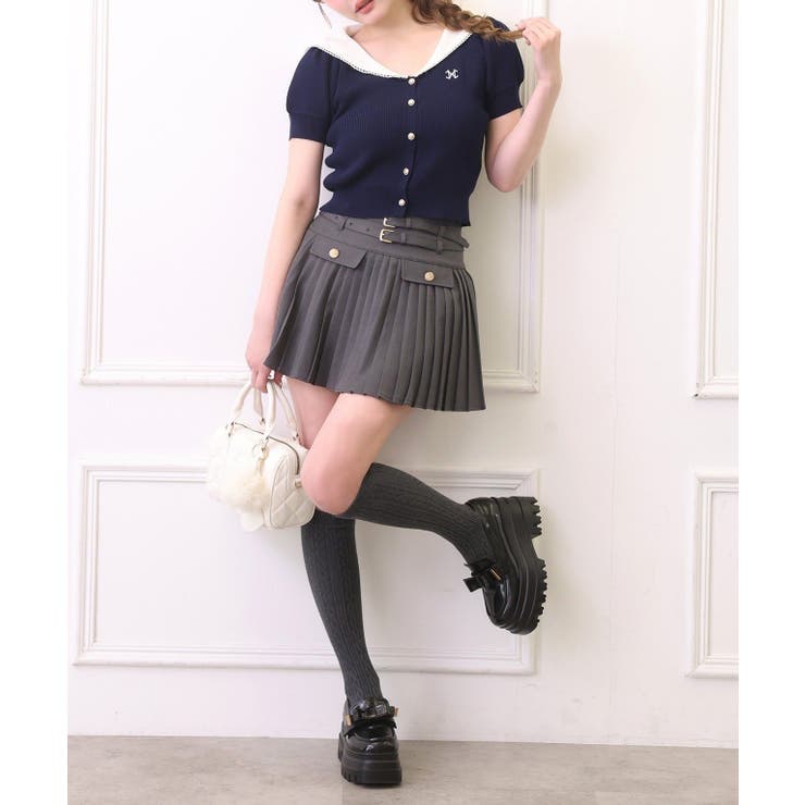 【one after another】【SMサイズ展開あり】ダブルベルト付きプリ… | NICE CLAUP / OLIVE des OLIVE　OUTLET | 詳細画像35 