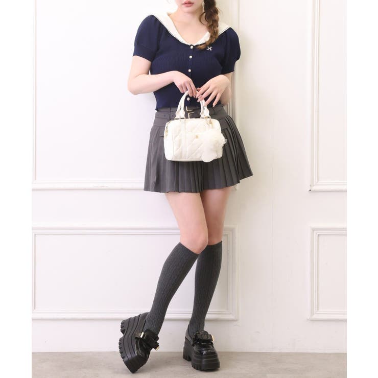 【one after another】【SMサイズ展開あり】ダブルベルト付きプリ… | NICE CLAUP / OLIVE des OLIVE　OUTLET | 詳細画像37 